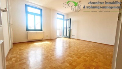 Gepflegte 1-Raum-Wohnung in beliebter Lage mit zwei Balkonen, Einbauküche, Aufzug & Abstellraum