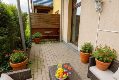 !TOP 3-Zi.-Whg. mit  Terrasse (ebenerdig)  + Bad mit Wanne !