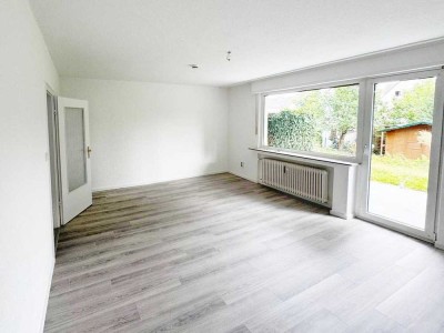 Helle Wohnung mit Garage und eigenem Garten in ruhiger Sackgassenlage