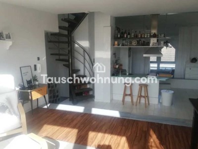 Tauschwohnung: Helle Maisonette, ruhig und zentral