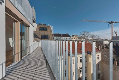 HOCH HINAUS &gt;&gt; Vorsorgewohnung im 1. Dachgeschoss mit Terrasse &gt;&gt; klimatisierter 2-Zimmer Wohntraum mit Top Anbindung