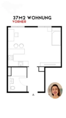 Schicke 1-Zimmer Wohnung, frisch saniert, in Bensheim