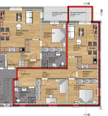 Neubau: Attraktive 3-Zimmer Wohnung mit Süd-Terrasse - Bezugsfertig ab 09/2026!