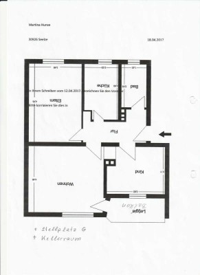 Schöne und modernisierte 3-Raum-Wohnung mit Balkon in Wilhelmshaven