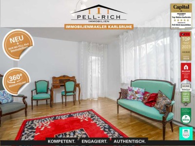 TRÈS CHIC - Bezugsfreie 3-Zimmerwohnung mit Balkon und Loggia im Zentrum Kehls nahe Straßburg