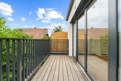 Erstbezug – moderne 2-Zimmer-Wohnung mit Balkon &amp; Fernblick