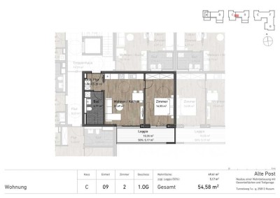 Willkommen im Wohnquartier "Alte Post"  - Neubau von 107 Wohneinheiten