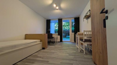 Möbliert und direkt Einzugsbereit: Exklusive 1-Raum-EG-Wohnung in Hannover