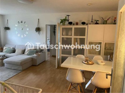 Tauschwohnung: 3 Zimmerwohnung mit Balkon EBK und Gemeinschaftsgarten