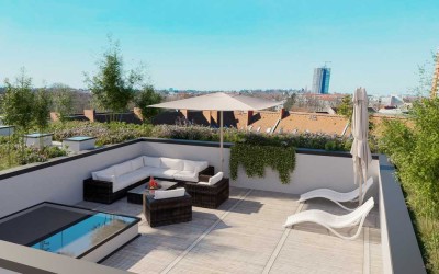 Exklusive Penthaus-Maisonette WE mit Dachterrasse! Direktverkauf vom Bauherrn! Nahe dem Stadtpark!