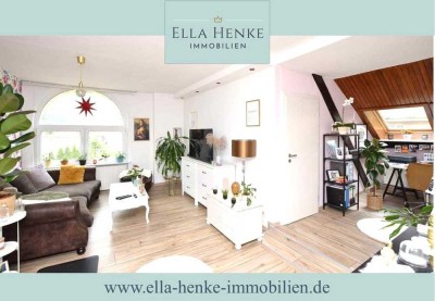 Sonnige, modernisierte 3-Raum-Wohnung mit modernem Bad + Einbauküche.