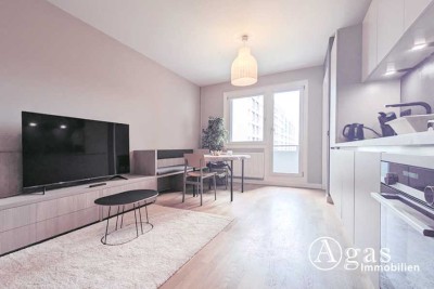 Berufstätige Singles aufgepasst! Möblierte 1-Zimmer-Wohnung mit Balkon in zentraler Lage