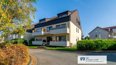 Charmante Dachgeschosswohnung mit Blick auf den Hermann