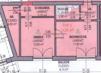 Wohnungen in 7531 Kemeten 44 m² € 495,--