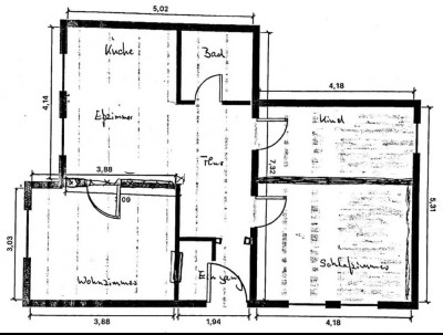 Erstbezug nach Sanierung mit Einbauküche: freundliche 3,5-Zimmer-Wohnung in Saarbrücken