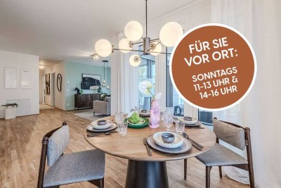 Wohnen als tägliches Vergnügen - Modernes Penthouse mit großer Dachterrasse mit Rheinblick