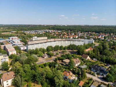 3 Raum Wohnung mit Balkon und Ausblick ins Grüne