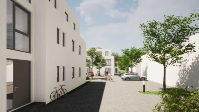 NEUBAU Erstbezug - Exklusive 2-Raum-Penthouse-Wohnung mit umlaufender Terrasse in Nandlstadt