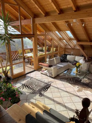 Tolle Penthousewohnung mit großem Garten und Pool bei Regensburg