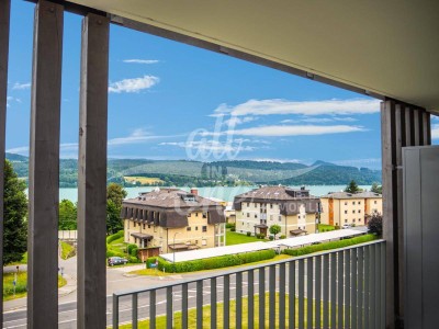 Töschling am Wörthersee: südseitiges Doppel-Appartement mit Seeblick