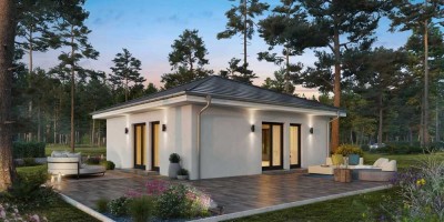 Der ideale Bungalow für Singles und Paare.