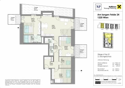 Vorsorgewohnung | Stadt. Land. Fluss. | 4 - Zimmer Anlagewohnung - Top 4/21