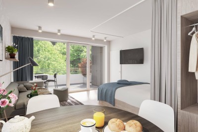 Sehr helles Appartement im 2.OG mit großer Terrasse