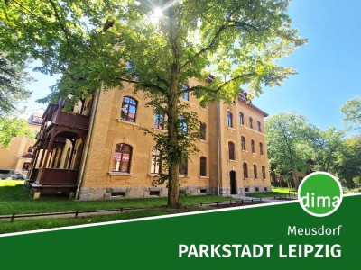 LEGENDÄRES DENKMAL - Parkstadt Leipzig - Erstbezug mit Südost-Balkon, Wanne + Dusche, HWR, Keller