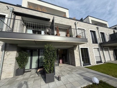 Barrierefreie Luxus Neubau ETW mit Garten und Tiefgarage!!!