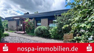 Hier bin ich Zuhause! Voll unterkellerter Bungalow mit Wintergarten und Garage in Mürwik