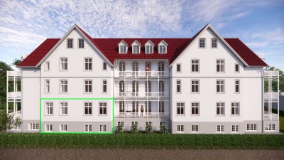 Wohnen auf zwei Ebenen, 3 Zimmer-Ferienwohnung im Südstrandquartier