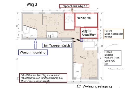 Gehobene, ebenerdige, behindertengerechte 3-Zimmer Wohnung in Zornheim Erstbezug nach energetischer