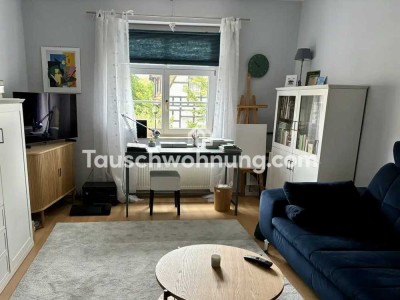 Tauschwohnung: Helle, ruhige 3 Zimmerwg. mit  großen Balkon