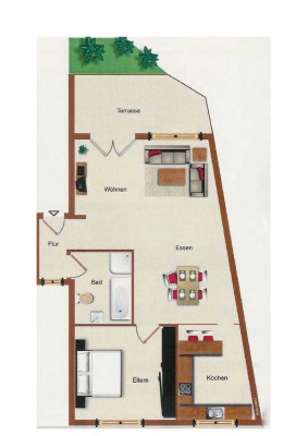 2-Zimmer-Wohnung für Single oder Paar ab 01.08.2025