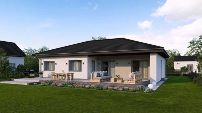 Wohnen auf einer Ebene - Neubau Bungalow - Einzugsfertig - KFW
