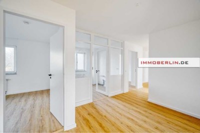 IMMOBERLIN.DE - Familienfreundliche Wohnung mit Südwestloggia & Tiefgaragenplatz