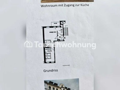 Tauschwohnung: Angenehm geschnittene 2-Raum-Wohnung mit großen Wohnräumen u