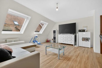 Altstadtflair genießen – gepflegte 3-Zimmer-Dachgeschosswohnung in Ettlingen