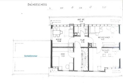 attraktive 4-Zimmer-DG-Wohnung mit Balkon in Lahr Sulz