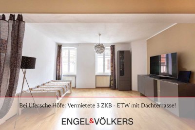 Bei Ufersche Höfe: Vermietete 3 ZKB - ETW mit Dachterrasse!