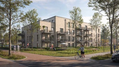 Schöne barrierefreie 3 Zimmer-Neubauwohnung im Erdgeschoss mit Terrasse in Geesthacht - Hirsering