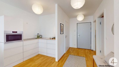 2 Zimmer Wohnung, Bahnhofsnähe! 52m2, Balkon, 2 KFZ Garagenplätze inklusive - PROVISION BEZAHLT DER ABGEBER