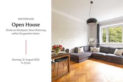Open House am Sonntag, 31.08.25 von 11 - 13 Uhr - Moderne Altbauwohnung am Stadtpark!