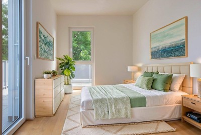 Nachhaltig und Grün: Neubauwohnung im Graumann-Park