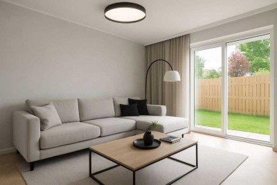 Perfekte Anbindung & ruhige Lage: EG-Wohnung mit Garten, Wohnküche & Garage zum Wohlfühlen in Horrem