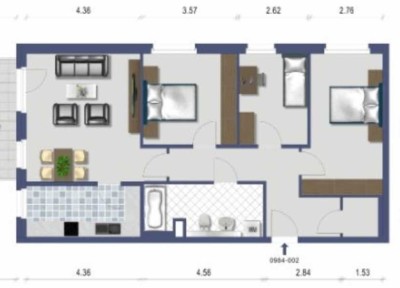 Neubau 4-Zimmer Erdgeschosswohnung mit Garten