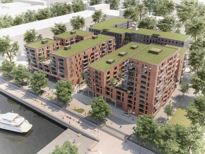 3 Zimmer Neubauwohnung direkte Wasserlage