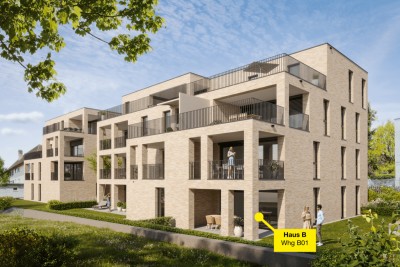 Geräumige 3-Zimmer-Gartenwohnung in Stadtnähe | B01