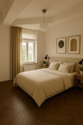 Möblierte, stilvolle 4-Zimmer-Wohnung mit gehobener Innenausstattung in Ulm
