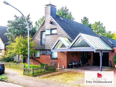 Solides Einfamilienhaus mit Garage 
in Hatten-Sandkrug